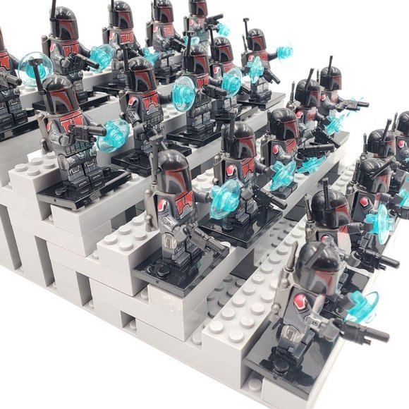 Darth Maul with Mandalorian Army Custom Mini figures, Star Wars, Minifigures - Picture 7 of 12